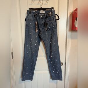 Ashley Mason Blue Skinny Jeans Sleek Fit